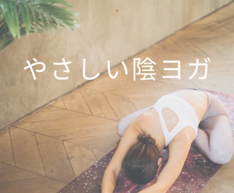 やさしい陰ヨガクラスでリラックスできます ゆったりと筋肉をほぐして身体の疲れをデトックスしませんか？ イメージ1