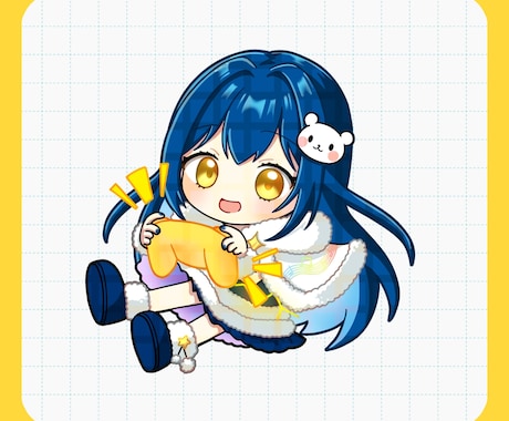 似顔絵可◎かわいく親しみやすいミニキャラを描きます キービジュアル・グッズ・アクキー・動画用・アイコンにおすすめ イメージ2