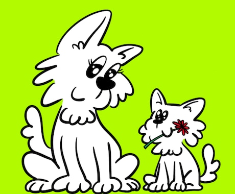 個性を表現！うちの子を動きあるキャラクターにします