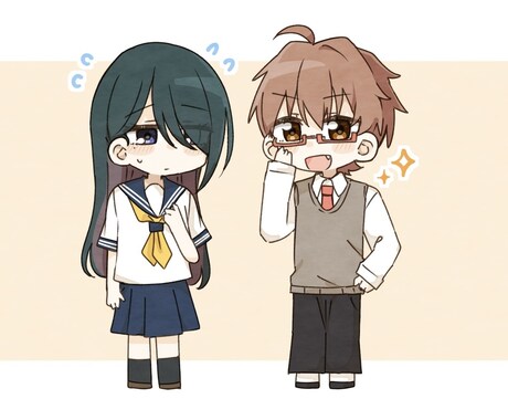 ミニキャラ描きます イメージ1