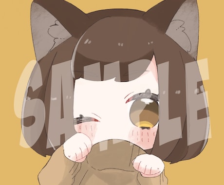 デフォルメかわいいアイコン制作します 思わず口に含みたくなる(?!)あなただけのかわいいイラスト！ イメージ2