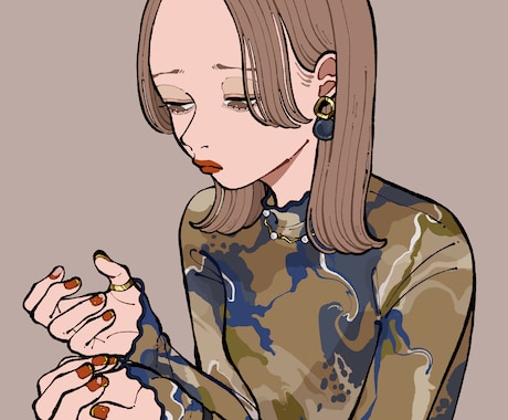 魅力的な表情のイラスト描きます アイコン・プレゼント用・鑑賞用・オリキャラ イメージ2