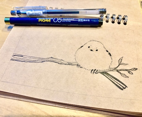 アンティークな動物のペン画お描きいたします 世界に1つだけ☆アナログ手描きで動物をお描きいたします☆ イメージ2