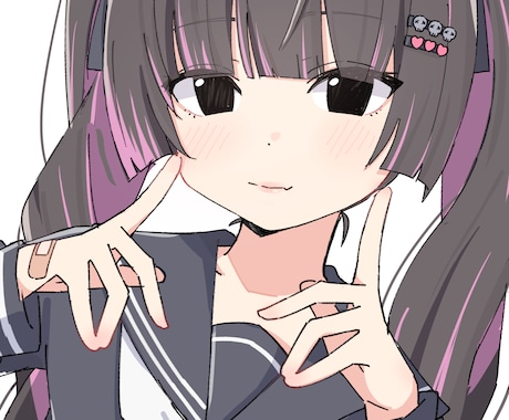 可愛いアイコン、立ち絵描きます アニメ塗りの明るいイラストに仕上げます イメージ2