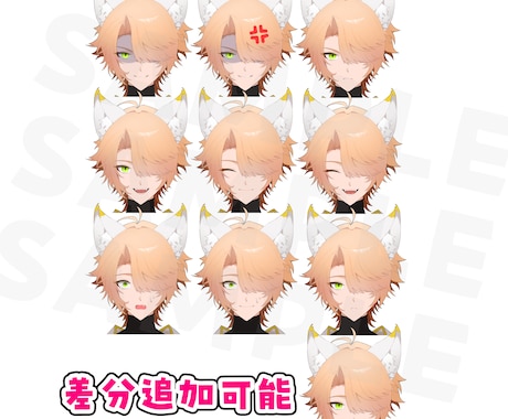 あなただけの狐モチーフのキャラクターを販売します 動画・Vtuber・TRPGなどに！ イメージ2