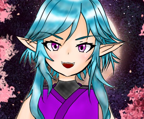 SNSアイコン、イリアム等の立ち絵つくります SNSアイコン、IRIAM用バージョン3、版権キャラ以外の物 イメージ2