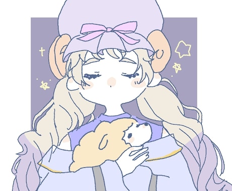 かわいいゆるふわアイコン描きます イメージ1