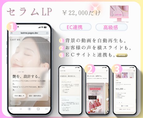 夢はあるけど、予算が無い…そんなあなたを応援します 【3月まで限定価格】丸投げOK！LPを3日でまるっと制作 イメージ2