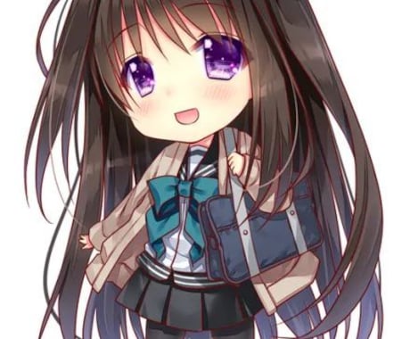 実績多数プロの手でキャラクターをSDにします グッズに最適。使いやすい商業利用可のSDイラストです。 イメージ1