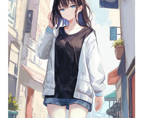 綺麗なイラスト描きます 商用利用可能です　厚塗り風な一枚絵描きます イメージ2