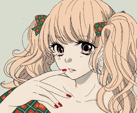 超カワイイ女の子向けのイラスト描きます 自分のSNSを可愛くしてハッピーな気持ちになりたい方へ。 イメージ1