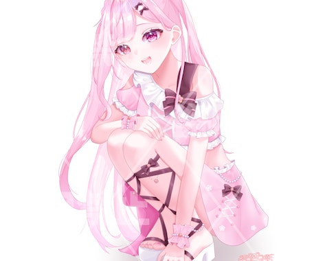 SNSアイコン/表情が映えるアイコン描きます 透明感があるキラキラな可愛いイラストを制作します！ イメージ2
