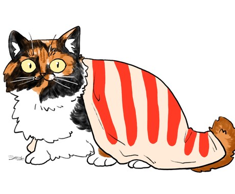 商用可◎グッズ◎ゆるい動物イラストお描きします ペットイラスト/アイコン/待受画面/お祝い/ギフト/思い出に イメージ2