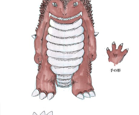 モンスター・怪獣の設定絵を描きます 設定を思いついたけどイメージがわかない方の手助けに！ イメージ2