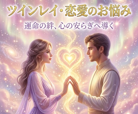 恋愛、ツインレイの悩み、あなたのお話を聞きます 少しサイキック、INFJ、直感と洞察力で糸口を見つけます イメージ1