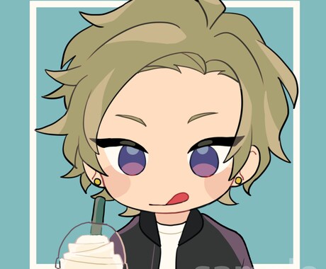 ミニキャラアイコン描きます シンプルでキャッチーなあなただけのキャラクターを作ります イメージ2