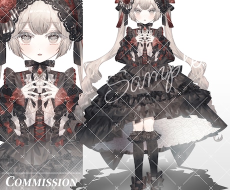 等身・SD立ち絵イラストを制作します Vtuber様、配信者様、OC制作など立ち絵が必要な方へ イメージ2