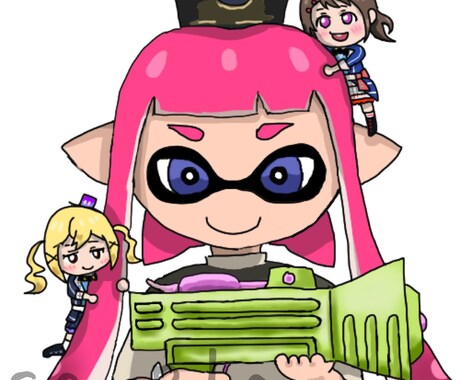 かわいいアイコン、ヘッダー、イラスト制作します SNSや配信活動などにどうぞ！ イメージ2