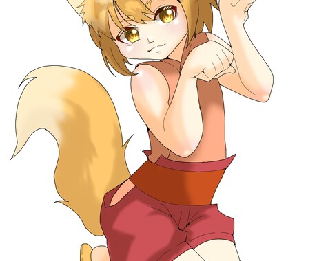 ケモミミ・尻尾ありの可愛いショタ・ロリ描きます 3日で納入！かわいいケモミミちゃん描きます！ イメージ1