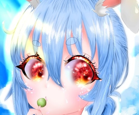 キラキライラスト描きます キラキラかわいいイラスト描きます！歌い手、VTuber様 イメージ1