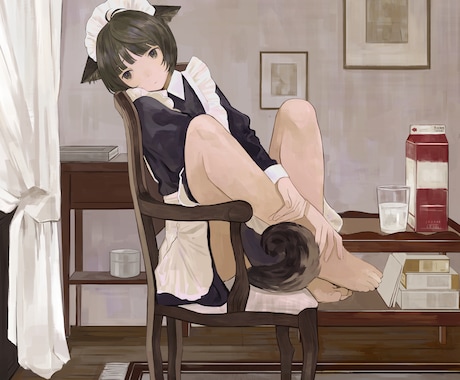 イラスト一枚絵の制作承ります 商用利用◎キービジュアル、MV用等々お気軽にご相談ください！ イメージ1