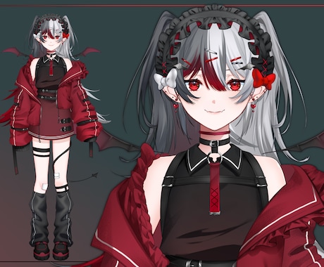 VTuberイラスト作成します かわいい～かっこいいまでご相談ください！ イメージ1