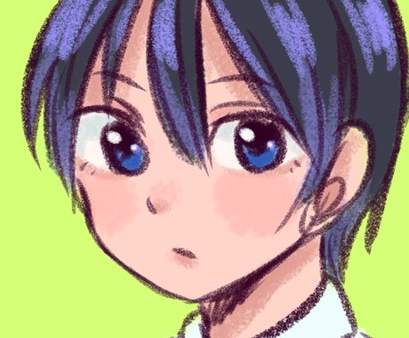 優しめタッチのイラストでアイコンを作成します ◉商業利用可◉SNSで使いやすい正方形イラスト！ イメージ1