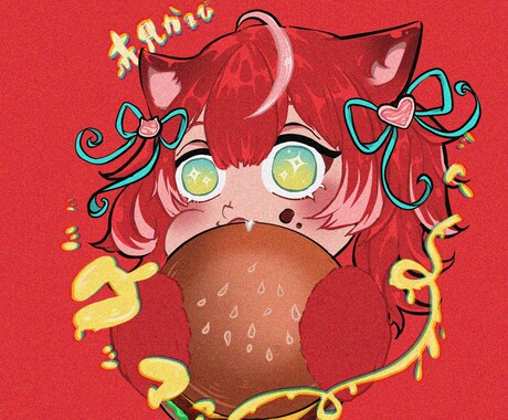商用利用◎！ポップな色合いのイラストお描きします グッズ、SNSのアイコン、ファンアートなど！ イメージ2