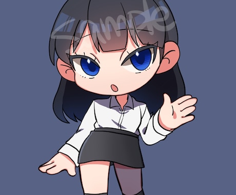 デフォルメのオリジナルキャラクター描きます オリジナルでもあなたのオリジナルでもVアバターでも！ イメージ1