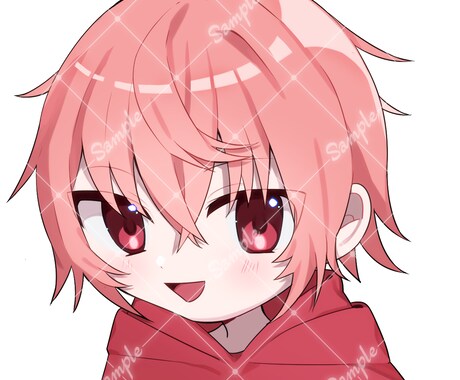 Twitter等のSNSアイコン描きます snsで使用できるアイコン映えするイラストを作成します！ イメージ2