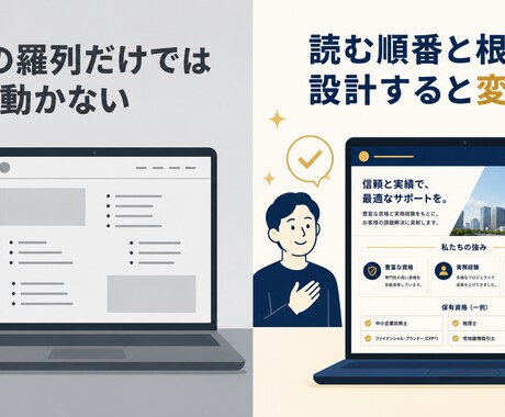 相談が来る士業ホームページを制作します 構成・文案からWordPressで実装まで一貫対応 イメージ2