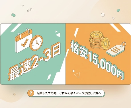 先着3名限定！全てコミコミでHP作成します 開業直後に！SEOやドメイン設定もコミコミ1.5万円で提供 イメージ2