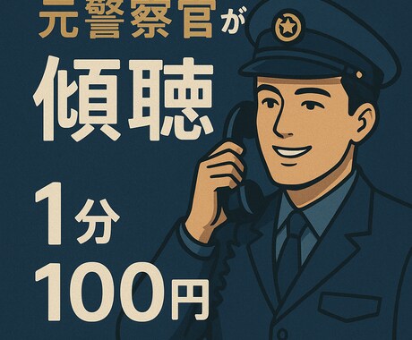 心のモヤモヤ、なんでもお聞きします 元警察官が寄り添ってお話し聞きます！ イメージ1
