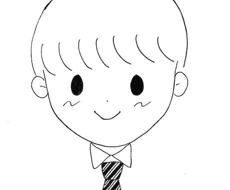 手描きのモノクロアイコン描きます 世界にひとつだけの特別なアイコンを一緒につくりませんか？ イメージ2