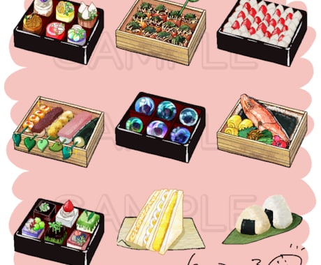 食べ物、お料理をもっと美味しそうに描きます 写真からイラストに！パッと目を引くお料理、食べ物描きます イメージ2