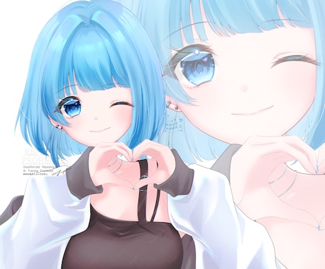 専業絵師が！歌ってみたサムネや1枚絵をお描きします イメージ1