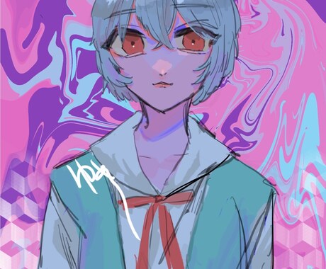 かわいい女の子を描きます かわいくてどこか芯のある女の子を描きます♡ イメージ2