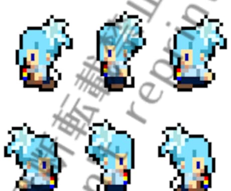 ドット絵のキャラチップやタイルセットを作成します 自作ゲーム公開経験を活かして、あなたの創作をサポート！ イメージ2