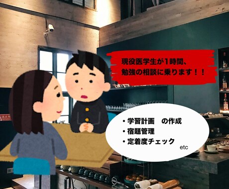 医学生があなたの学習をサポートします 成績が伸び悩んでいる方必見！あなた専用の学習計画を イメージ1
