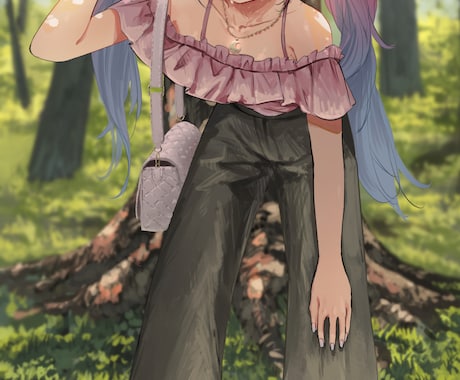 立ち絵、一枚絵、アイコン、背景制作してます 配信、ゲーム、SNSで使えるイラスト制作しています。 イメージ1