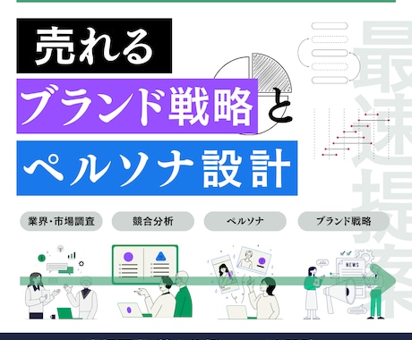 売れるブランド戦略とペルソナ設計をお手伝いします 個人事業主、スタートアップの方に最適なブランディング支援 イメージ1