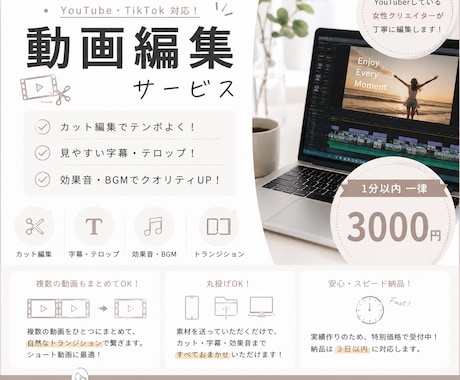 最短１日！動画字幕・フルテロップ化致します 撮って出しでもすぐに字幕を付けてSNS載せられる動画を！ イメージ1