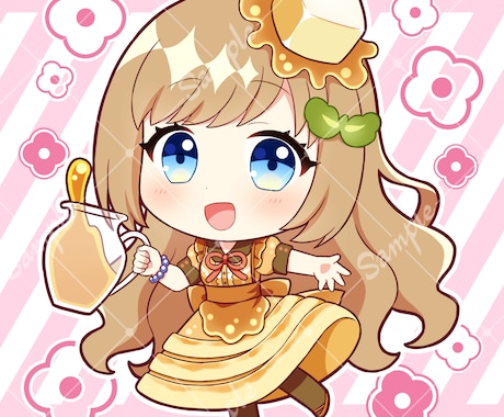 企業実績あり！デフォルメ全身イラストお描きします グッズやアイコンなど、ちびキャラの全身イラストが欲しい方に！ イメージ1