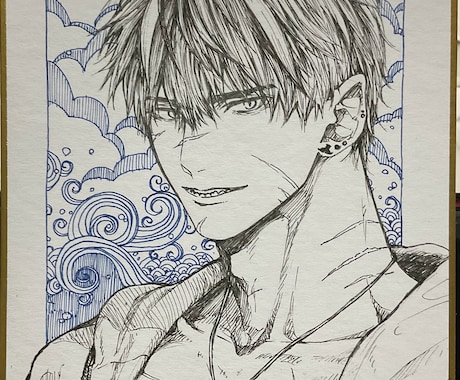 依頼者の方に寄り添ったイラスト依頼を制作します ご希望に沿ったイケメンを依頼いただけたらと思います。 イメージ2