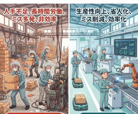 業務自動化相談のります 人手不足で厳しい現場の、省人化、効率化の機会を探しましょう イメージ1
