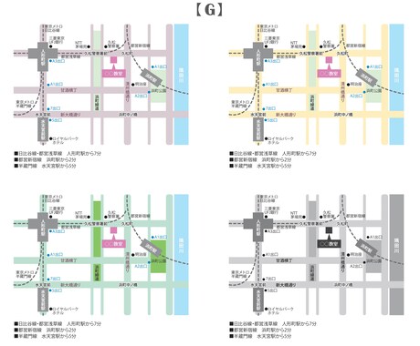 シンプルな地図作成〜修正何回でも承ります 目的地をお知らせして頂くだけですぐに作成スタートいたします イメージ2