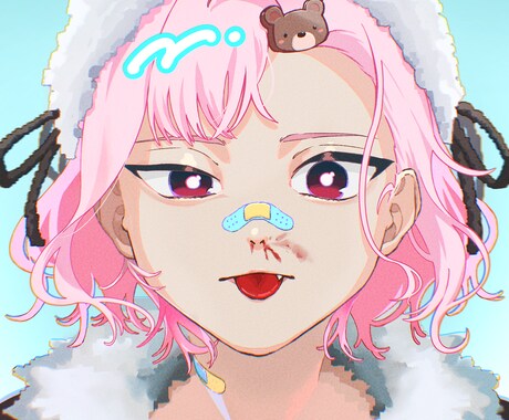 パッと目を引くアニメ系イラスト描きます SNSアイコンから動画用立ち絵まで対応◎ イメージ2