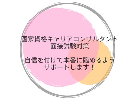キャリアコンサルタント試験　面接相手お手伝いします とにかく回数を重ねたい方、CL設定多数ご用意しております！ イメージ1