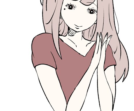 可愛くオシャレなイラスト描きます 水彩、アニメ塗りと選べます！ご希望通りに。 イメージ2