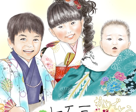 優しい雰囲気の似顔絵を描きます 大切な人や大好きな表情を絵に！記念日にもいかがでしょうか？ イメージ1